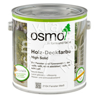 Белая краска для окон и дверей OSMO Holz-Deckfarbe